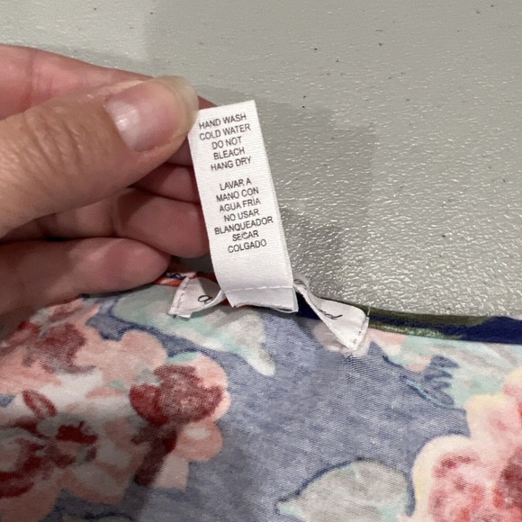 Ambience Apparel Women Crop Top Medium Short Sleeve Floral Scoopneck - Picture 10 of 11